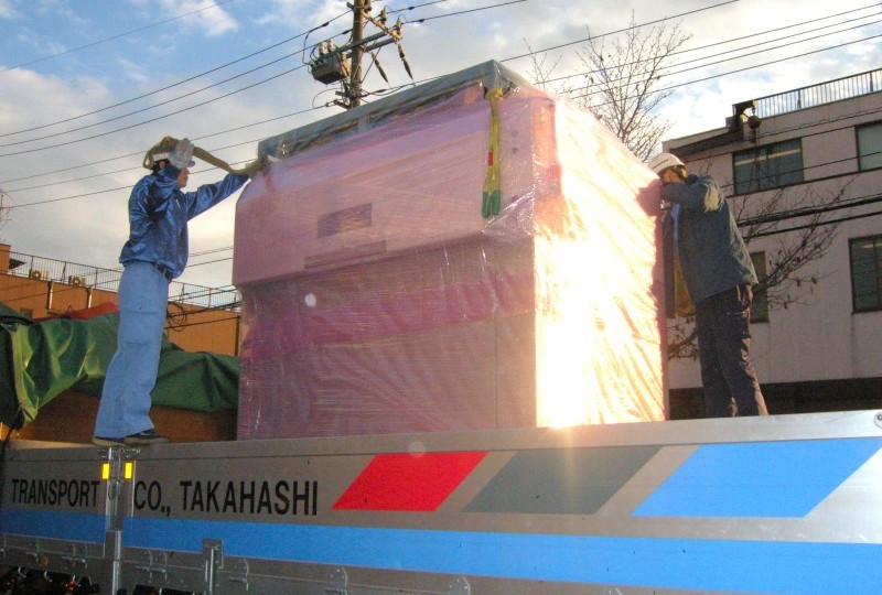 移動式クレーン作業（エアサスユニック車）